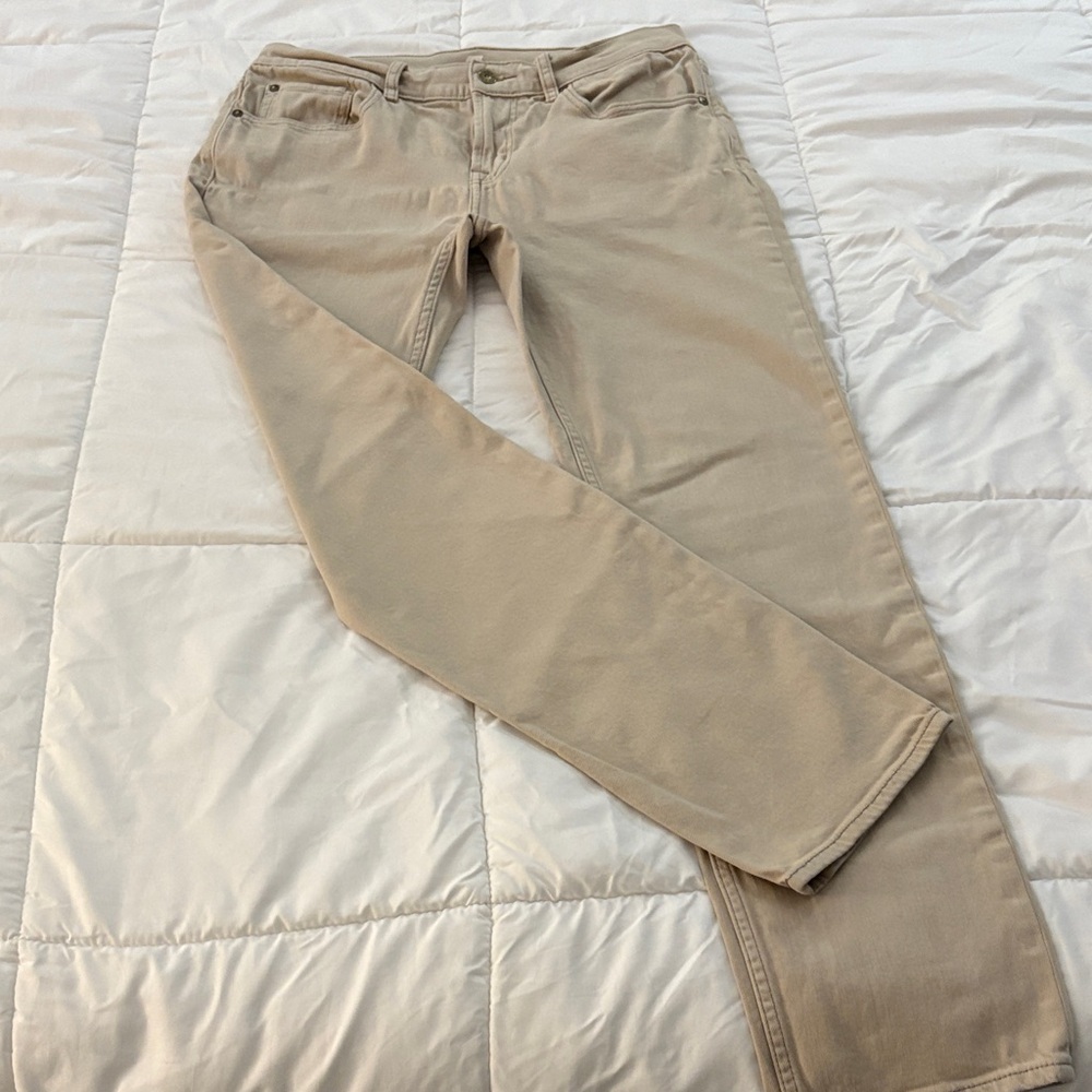 7 For All Mankind Men’s Slimmy Jeans in Tan